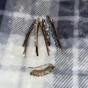 Forever 21 hair pins and ear cuff 💎